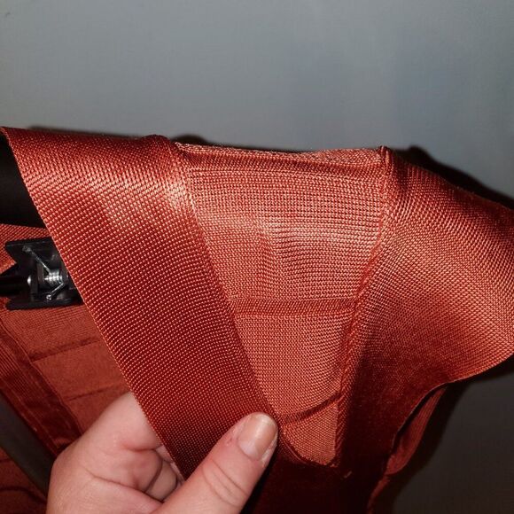 French Connection, Sz 16  Burnt Orange, Short Sleeve. Fall Dress - Picture 3 of 16